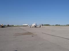 Capt Dave & camera crew at Plane.JPG